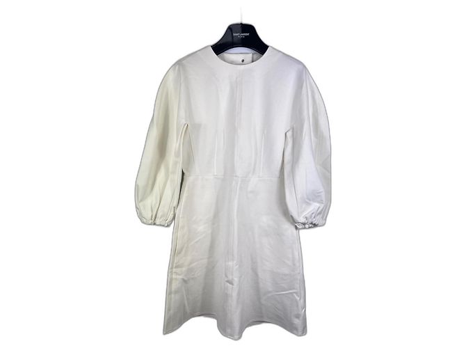 Kleid Tibi Creme Roh