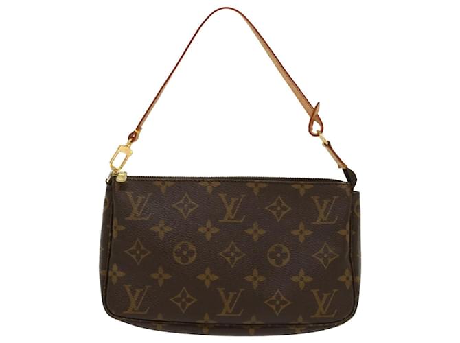 Louis Vuitton Pochette Accessoire Brown Cloth  ref.1056216