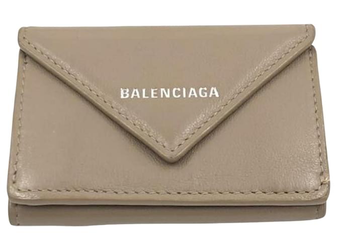 Balenciaga Triple S Beige Leather  ref.1056217