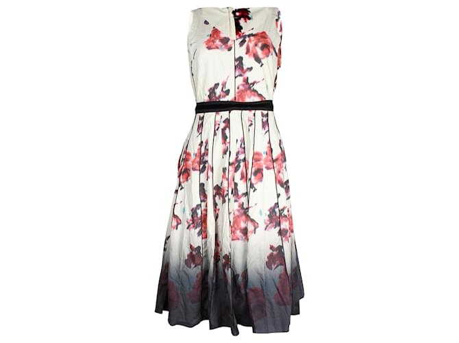 Marc Jacobs Printed Midi Length Dress in Floral Print Cotton  ref.1056396