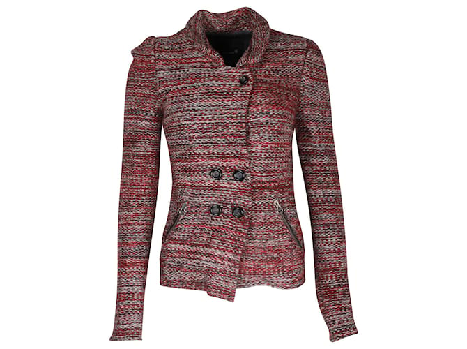 Chaqueta de noche con estampado de tweed Isabel Marant en lana virgen multicolor Impresión de pitón  ref.1056413