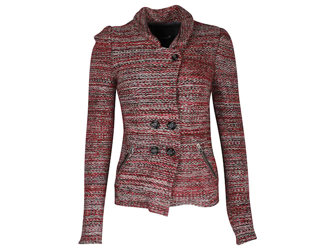 Isabel Marant Tweed Pattern Evening Jacket in Multicolor Virgin Wool  Multiple colors  ref.1056413
