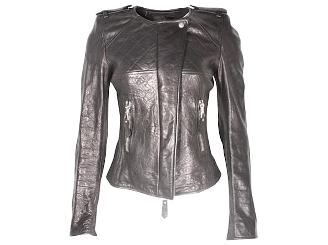 Isabel Marant Biker Jacket in Black Leather   ref.1056420