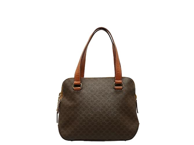 Céline Macadam Canvas Handbag Brown Cloth  ref.1056436