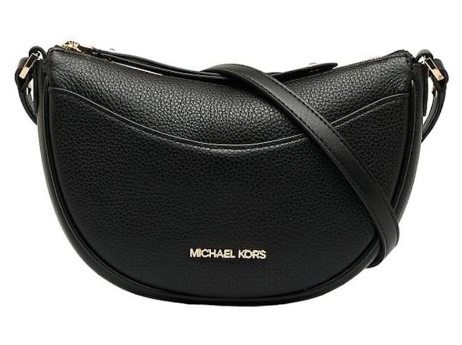 Michael Kors Small Leather Dover Crossbody Bag 35R3g4dc5l Black Pony-style calfskin  ref.1056449