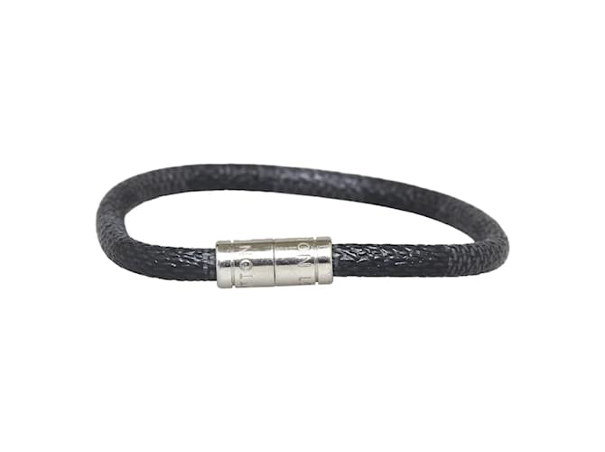 Louis Vuitton Bracelet Keep It Damier Graphite M6609 Toile Noir  ref.1056456