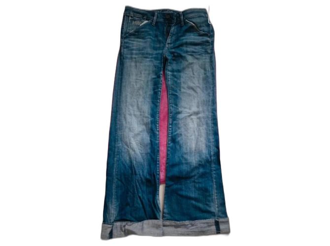 Autre Marque Vaqueros con paté de elefante de G-star Azul marino