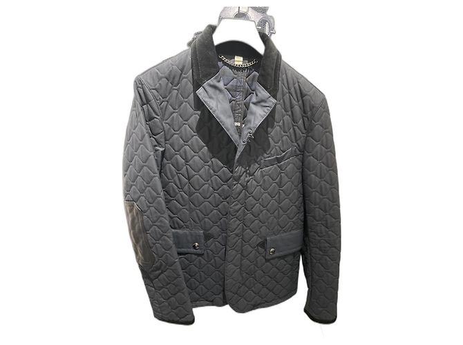 Giacca trapuntata Burberry Blu Scuro Blu navy