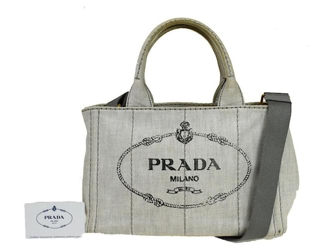 Double Prada Canapa Grey Cloth  ref.1056707
