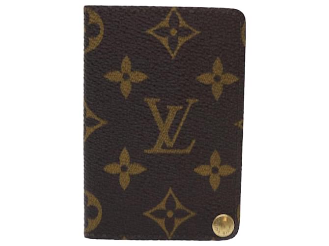 Louis Vuitton Porte photo Brown Cloth  ref.1056719