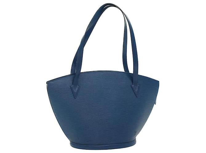 LOUIS VUITTON Epi Saint Jacques Shopping Sac à bandoulière Bleu M52275 LV Auth yk8438 Cuir  ref.1056791