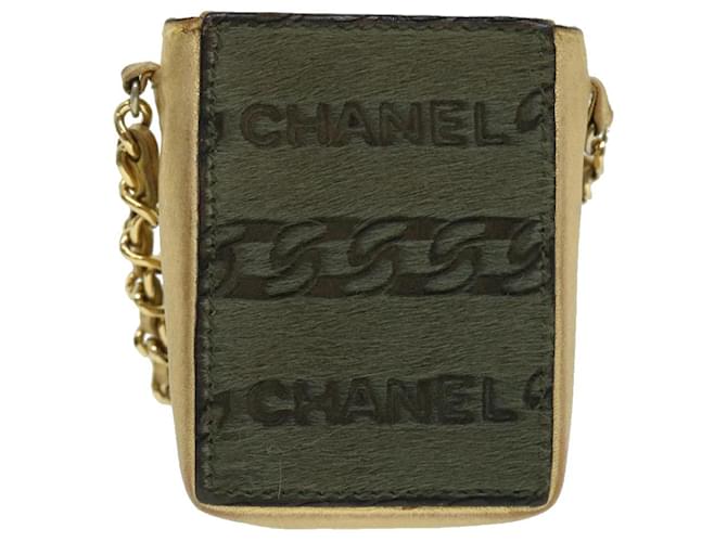 Chanel - Dourado Couro  ref.1056954