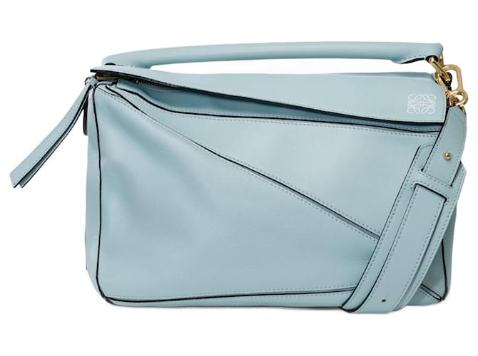 LOEWE Puzzle Bag in Blue Leather - 101439  ref.1056987