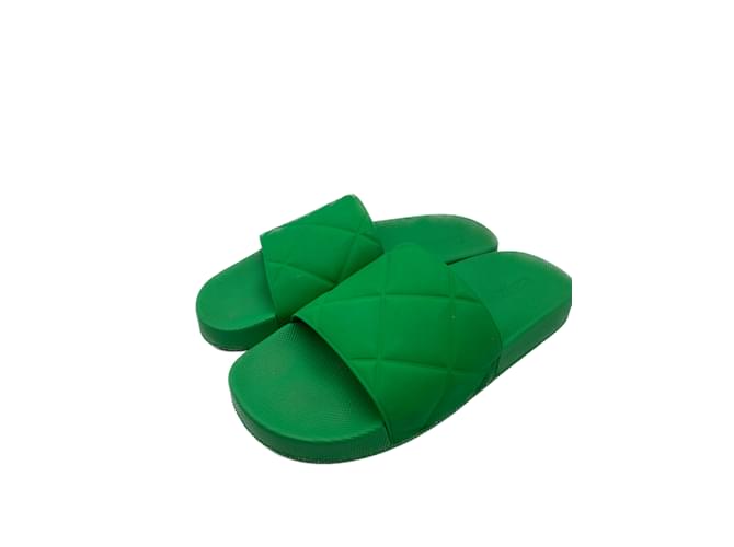 BOTTEGA VENETA  Sandals T.eu 39 plastic Green  ref.1057161