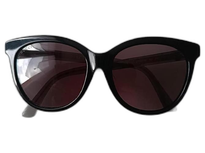 Gucci occhiali da sole Nero Plastica  ref.1057447