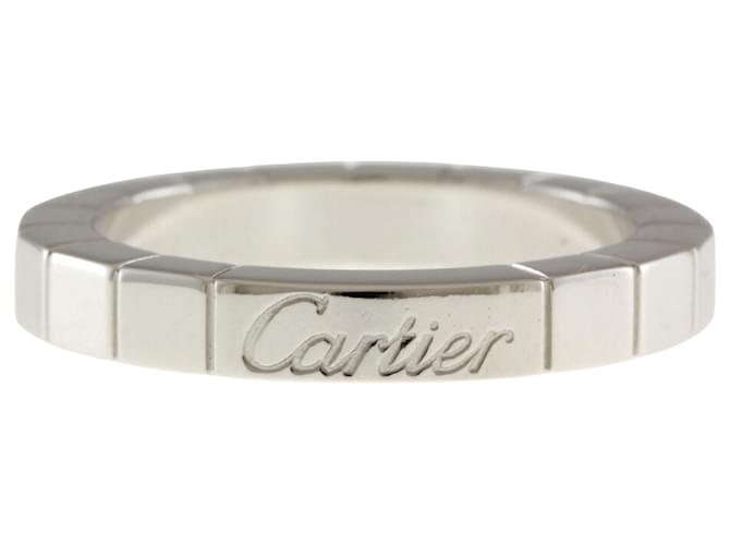 Cartier Lanière Prata Ouro branco  ref.1057488