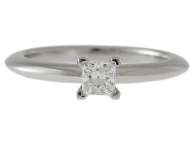 Tiffany & Co Solitaire Silber Platin  ref.1057510