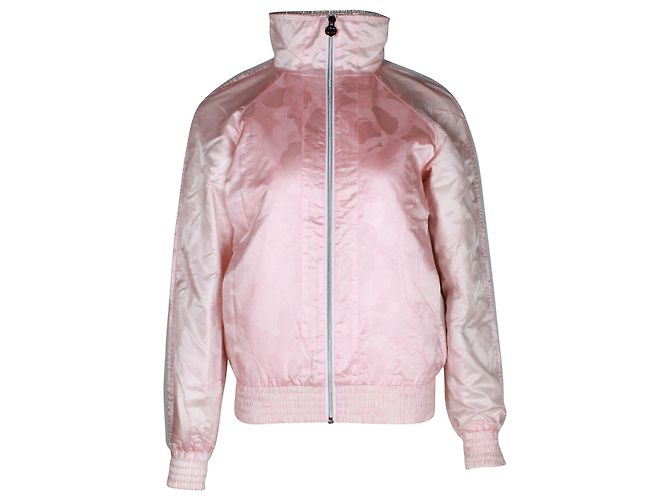 Timeless Chanel Bomber Jacket in Pink Polyamide