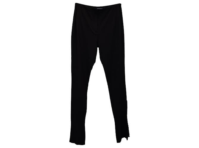 Jacquemus La Montagne Slim-Fit Trousers in Black Viscose Cellulose fibre  ref.1057583