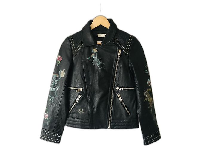 Zadig & Voltaire Kawai Lederjacke Perfecto schwarz