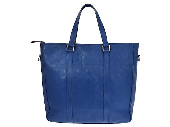 Louis Vuitton Tadao Blue Leather  ref.1057872