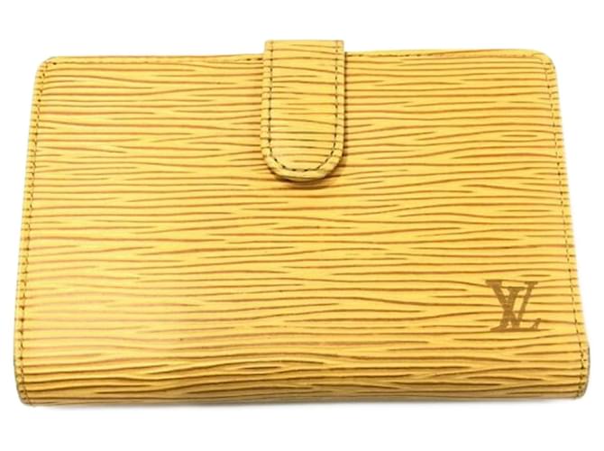 Louis Vuitton Viennois Amarelo Couro  ref.1057895
