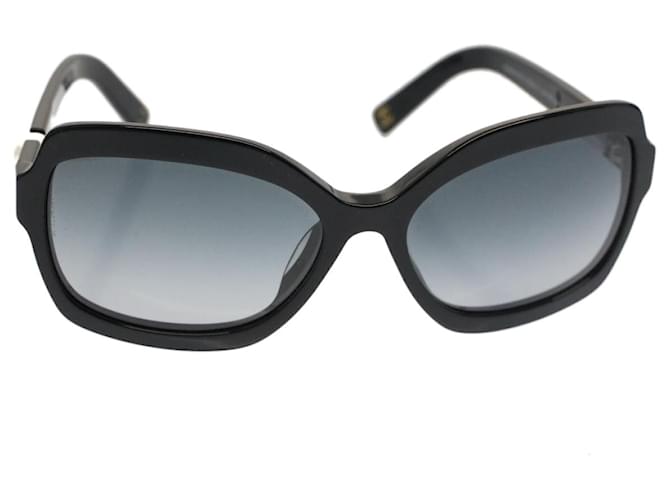CHANEL Pearl Sunglasses Plastic Black CC Auth 53403  ref.1057938