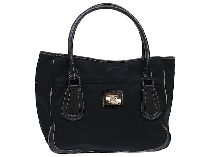 BURBERRY Blue Label Shoulder Bag Nylon Black Auth bs7873  ref.1057949