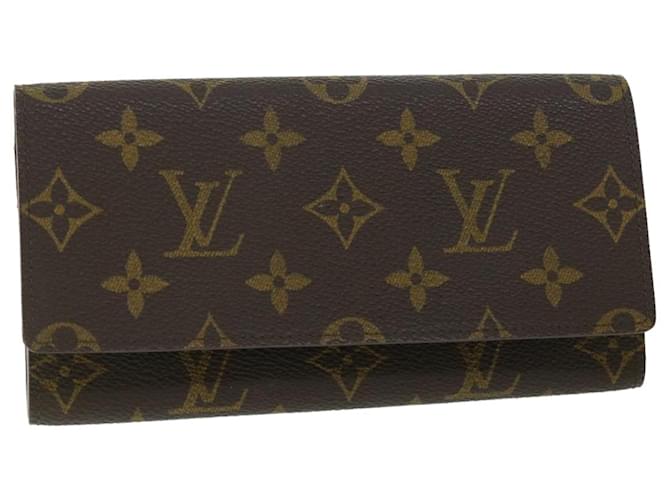 Pre-Owned Louis Vuitton Monogram Denim Mini Zippy Wallet Blue Folded M95342  (Good) 