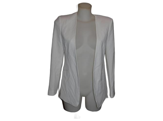 Pinko Jacket White Synthetic  ref.1058212