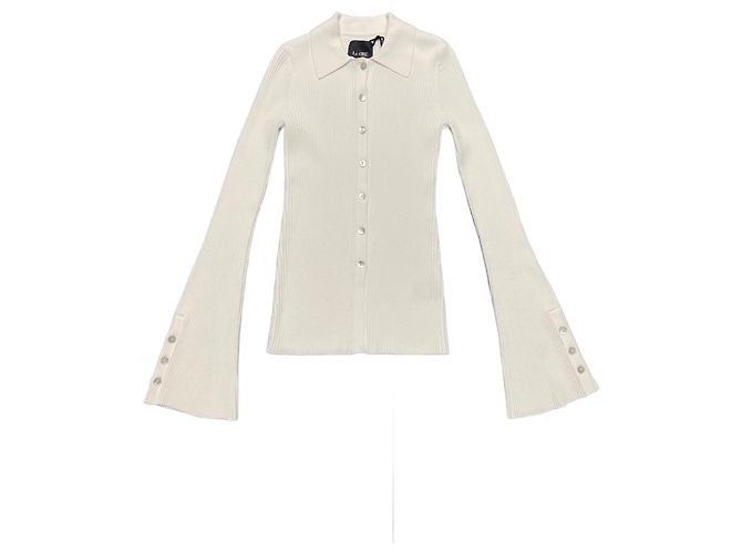 Autre Marque Cardigan LE ORE Crema Viscosa Crudo