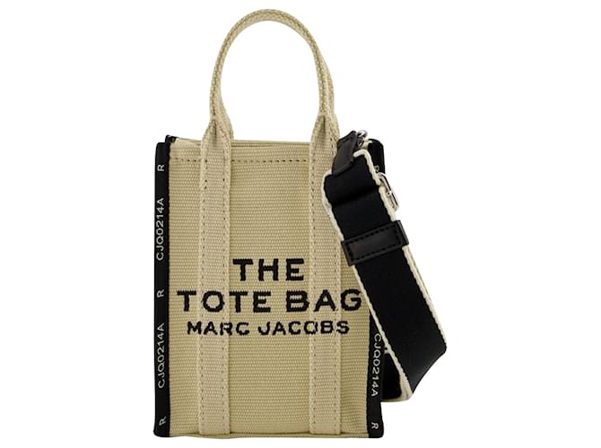 Borsa tote The Phone - Marc Jacobs - Cotone - Beige  ref.1058232