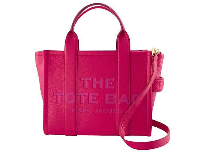 The Small Tote - Marc Jacobs - Leather - Pink Pony-style calfskin  ref.1058234