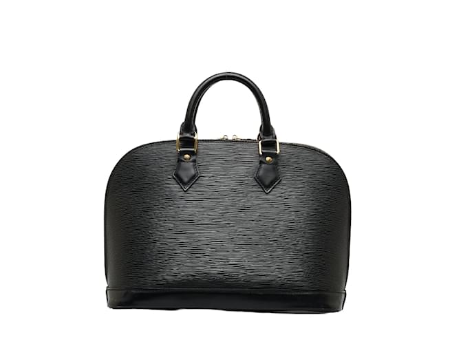 Louis Vuitton Epi Alma PM Leather Handbag M52142 in Good condition Black  ref.1058328