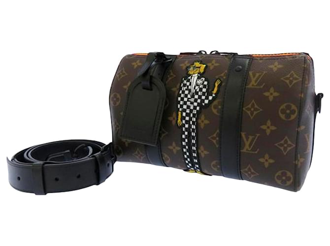 Louis Vuitton Brown Monogram Zoom With Friends City Keepall Cloth  ref.1058365