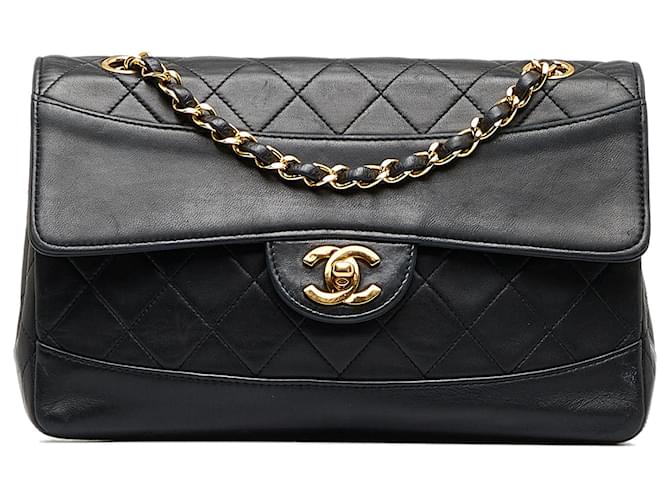 Chanel Black Small Quilted Lambskin Single Flap
