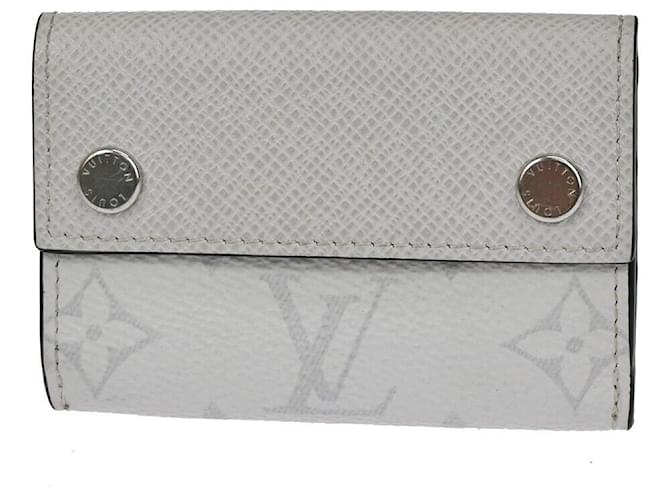 Louis Vuitton Kompakter Reißverschluss Weiß Leder  ref.1058565