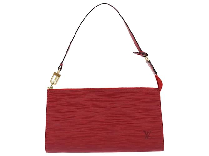 Louis Vuitton Pochette Accessoire Cuir Rouge  ref.1058739
