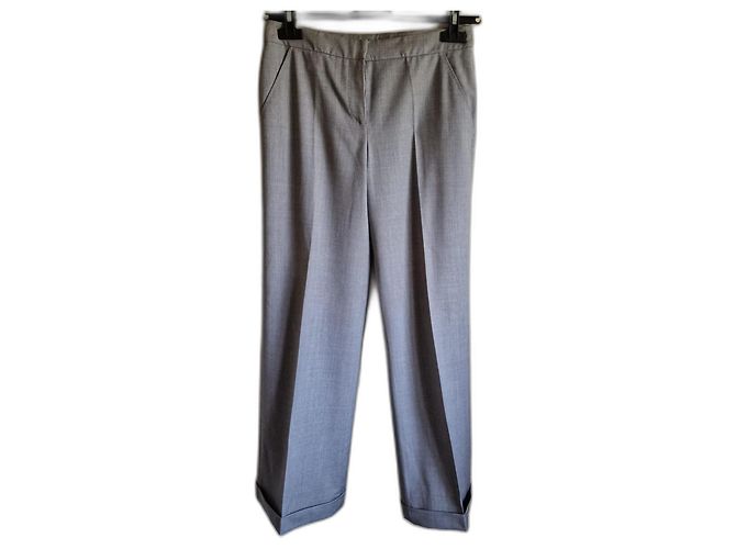 Alexander Smith Hose aus Wolle Grau