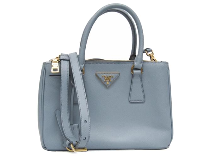 Saffiano Prada Galleria Blue Leather  ref.1058775