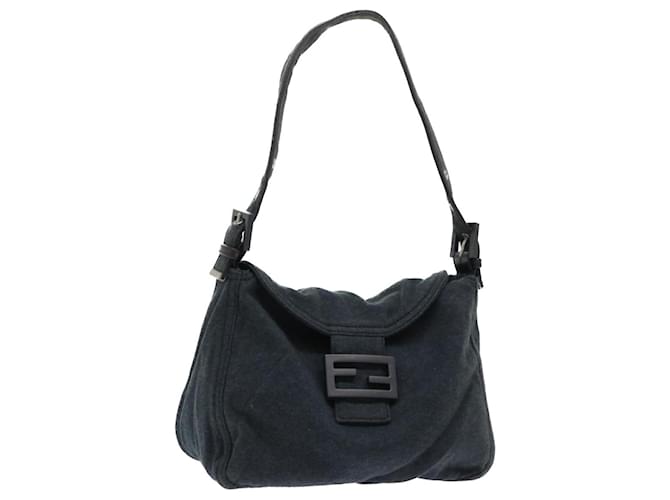 Fendi Mamma Baguette Grey Cotton  ref.1058778