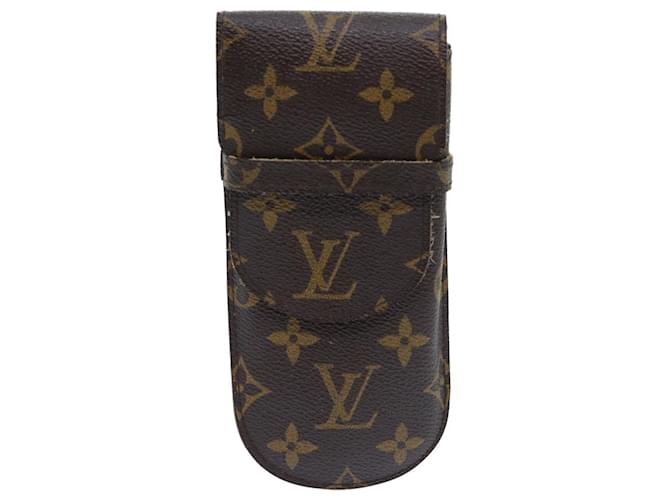 Louis Vuitton Etui à lunettes Brown Cloth  ref.1058890