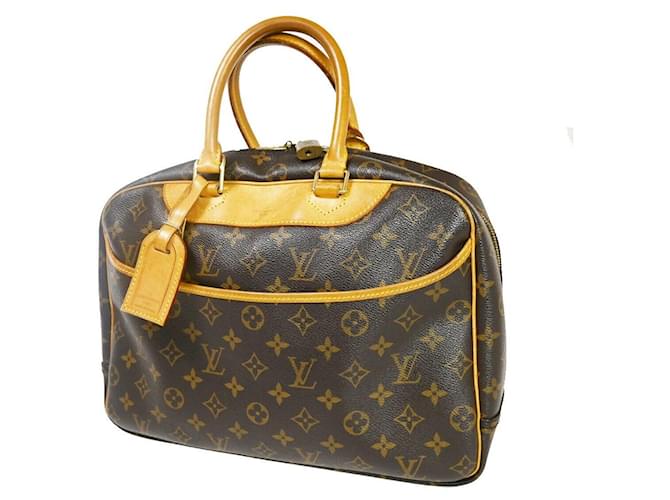 Louis Vuitton Deauville Brown Cloth  ref.1058927