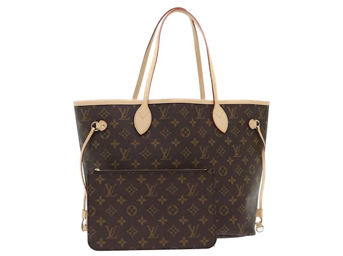 LOUIS VUITTON Monogramme Neverfull MM Tote Bag M40156 LV Auth B359A Toile  ref.1058987