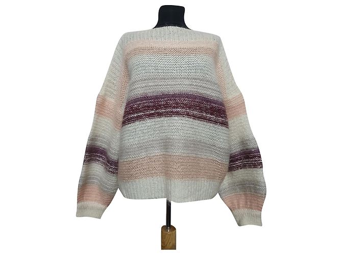 Baum und Pferdgarten Oversize Pullover Mohair Acryl Mehrfarben