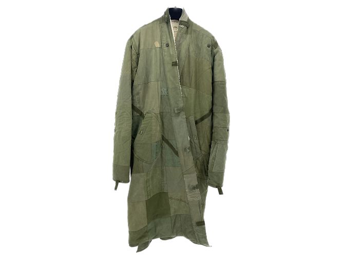 Abrigos Greg Lauren T.International M Algodón Caqui