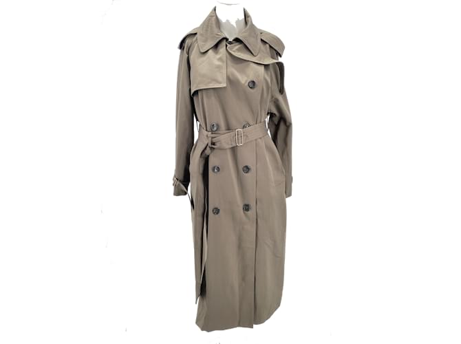 Autre Marque MARCELA LONDON  Trench coats T.International S Cotton Brown  ref.1059335
