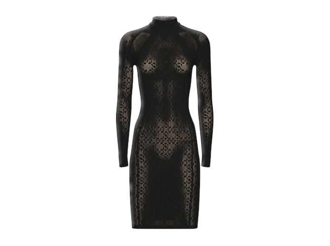 WOLFORD Robes T.International S Polyester Noir  ref.1059393