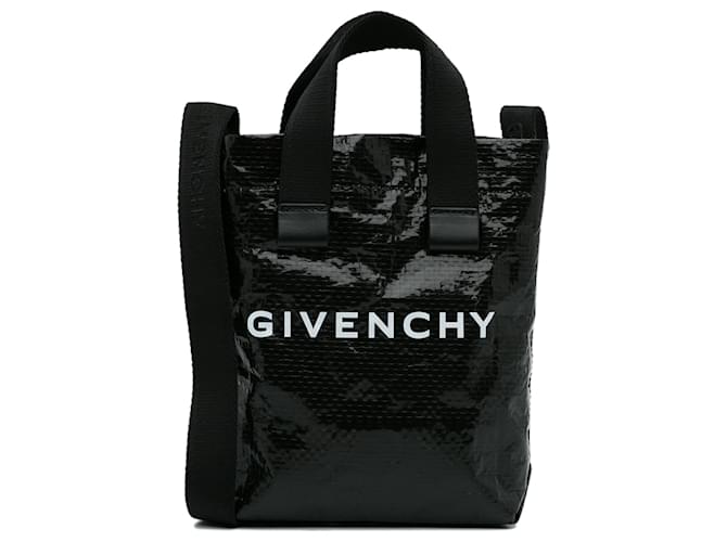 Bolso shopper negro Mini G de Givenchy Plástico  ref.1059475