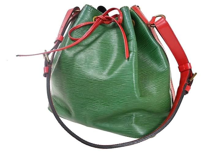 Noe Louis Vuitton Petit Noé Green Leather  ref.1059604